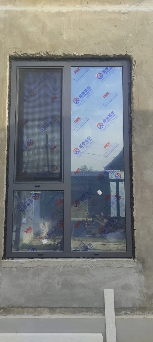 Customer and neighbours viewing 93 Series aluminium windows at a home project in Zafar, Tashkent Customer and neighbours viewing 93 Series aluminium windows at a home project in Zafar, Tashkent